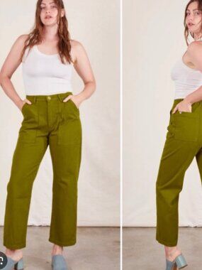 2XL Big Bud Press Work Pants in Olive Green